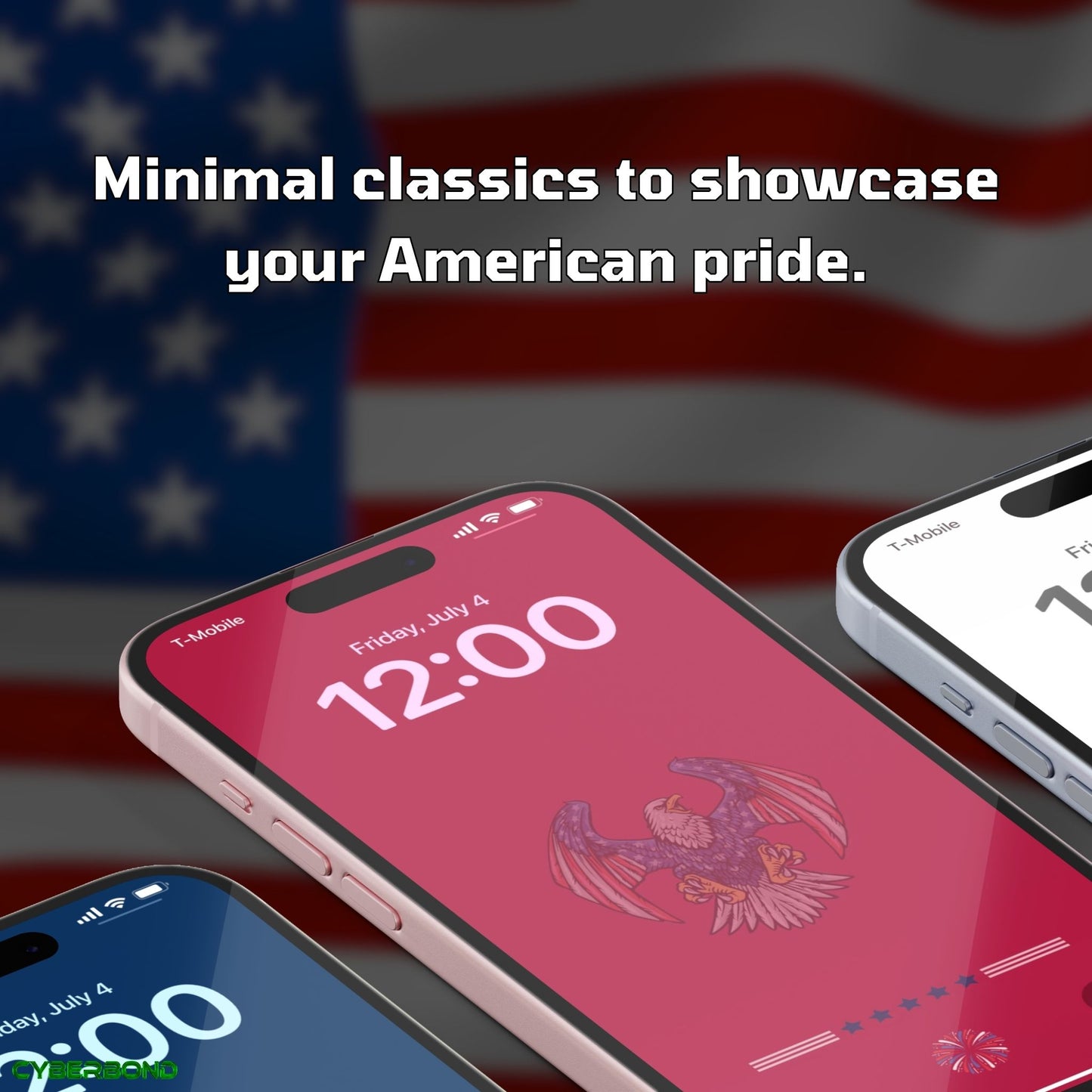 Classic USA Icons | 4th of July iPhone Wallpaper Pack