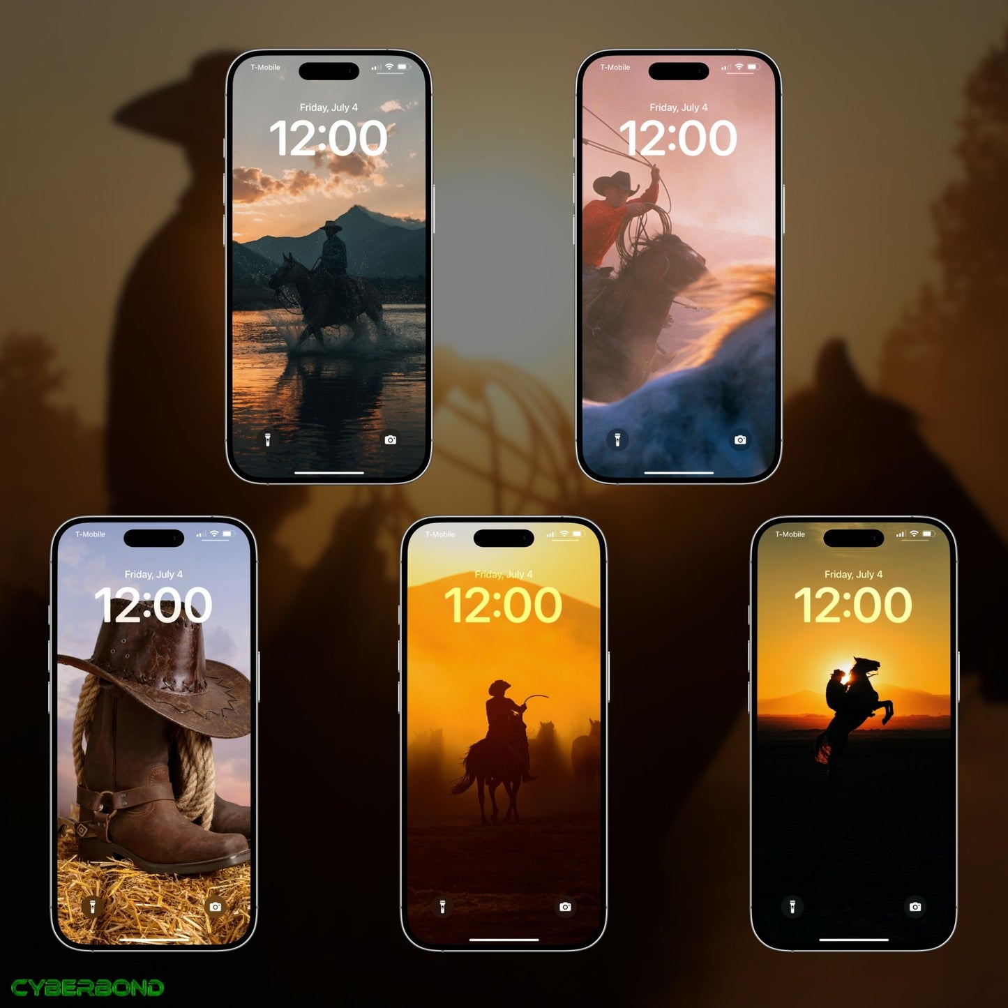Cowboy Cool | iPhone Wallpaper Pack