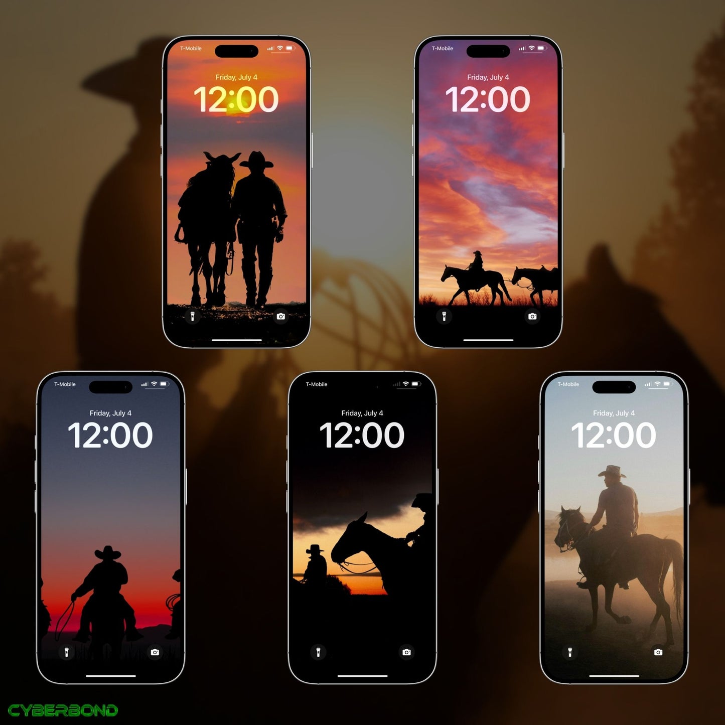 Cowboy Cool | iPhone Wallpaper Pack