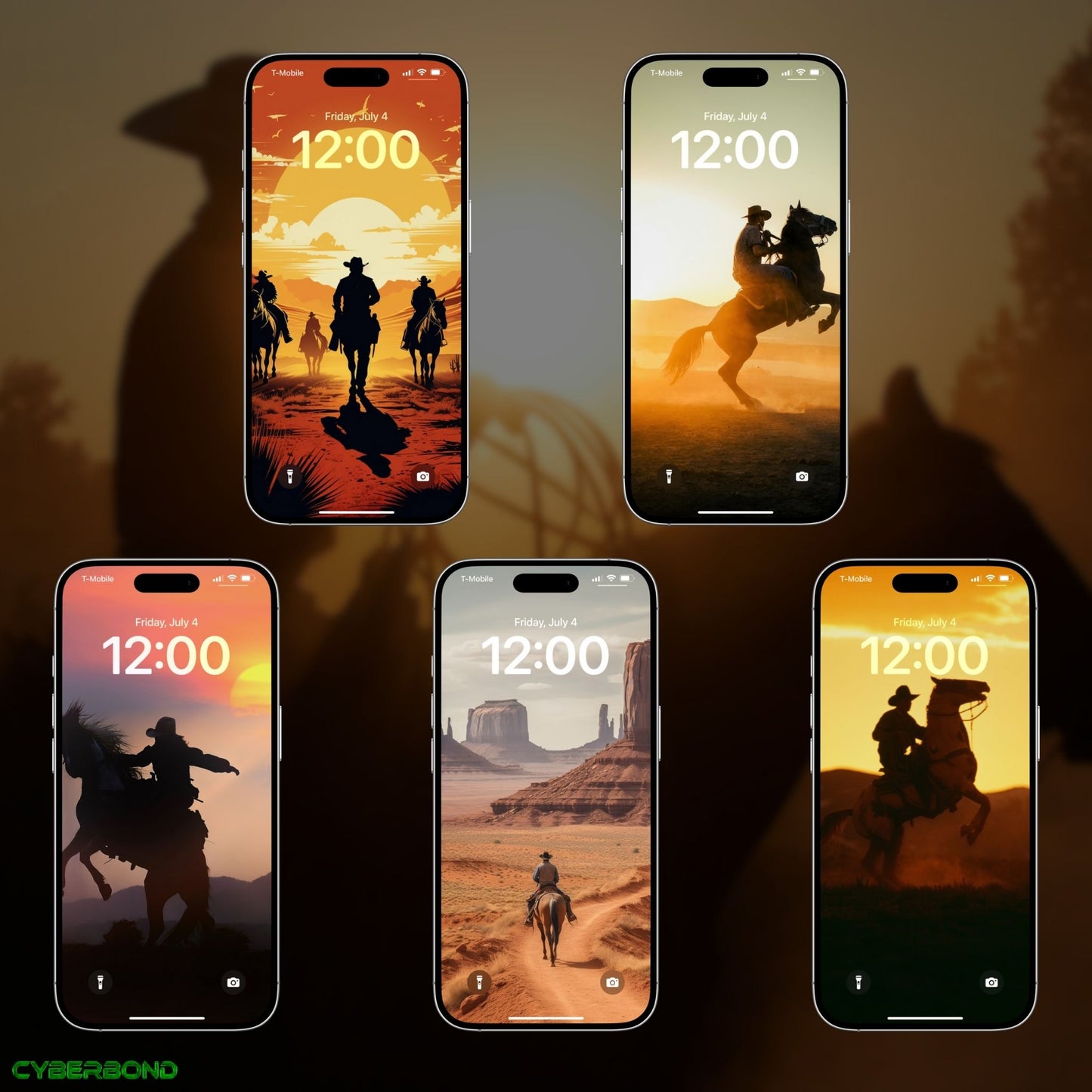 Cowboy Cool | iPhone Wallpaper Pack