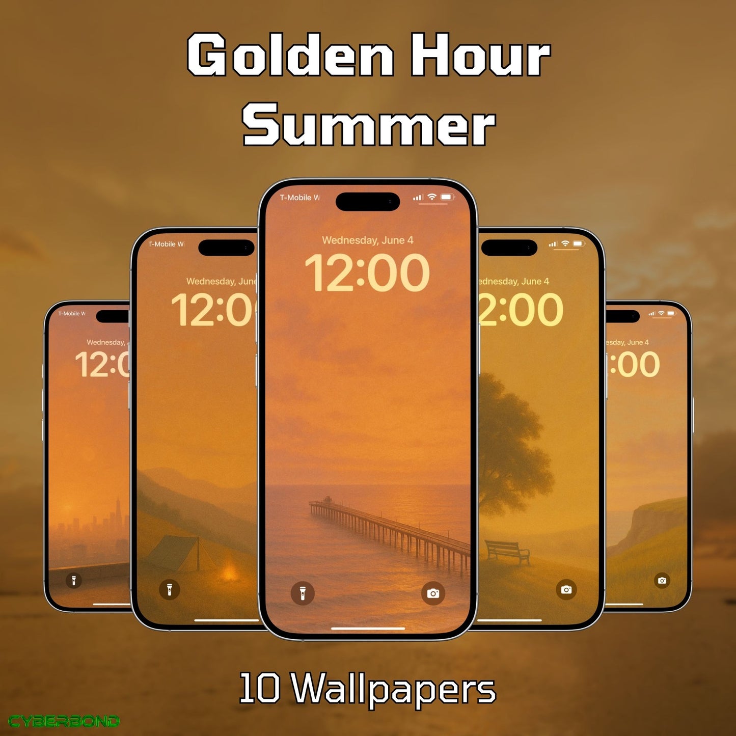 Golden Hour Summer | iPhone Wallpaper Pack
