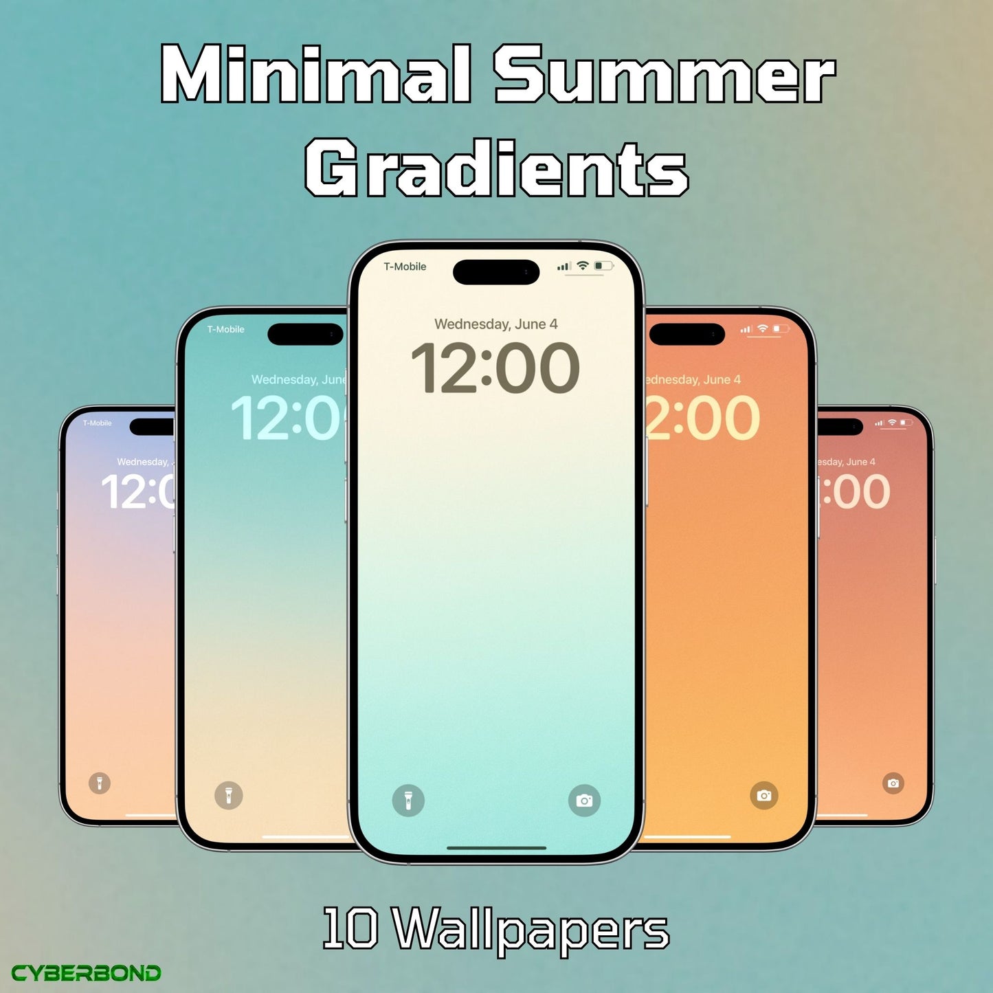 Minimal Summer Gradients | iPhone Wallpaper Pack