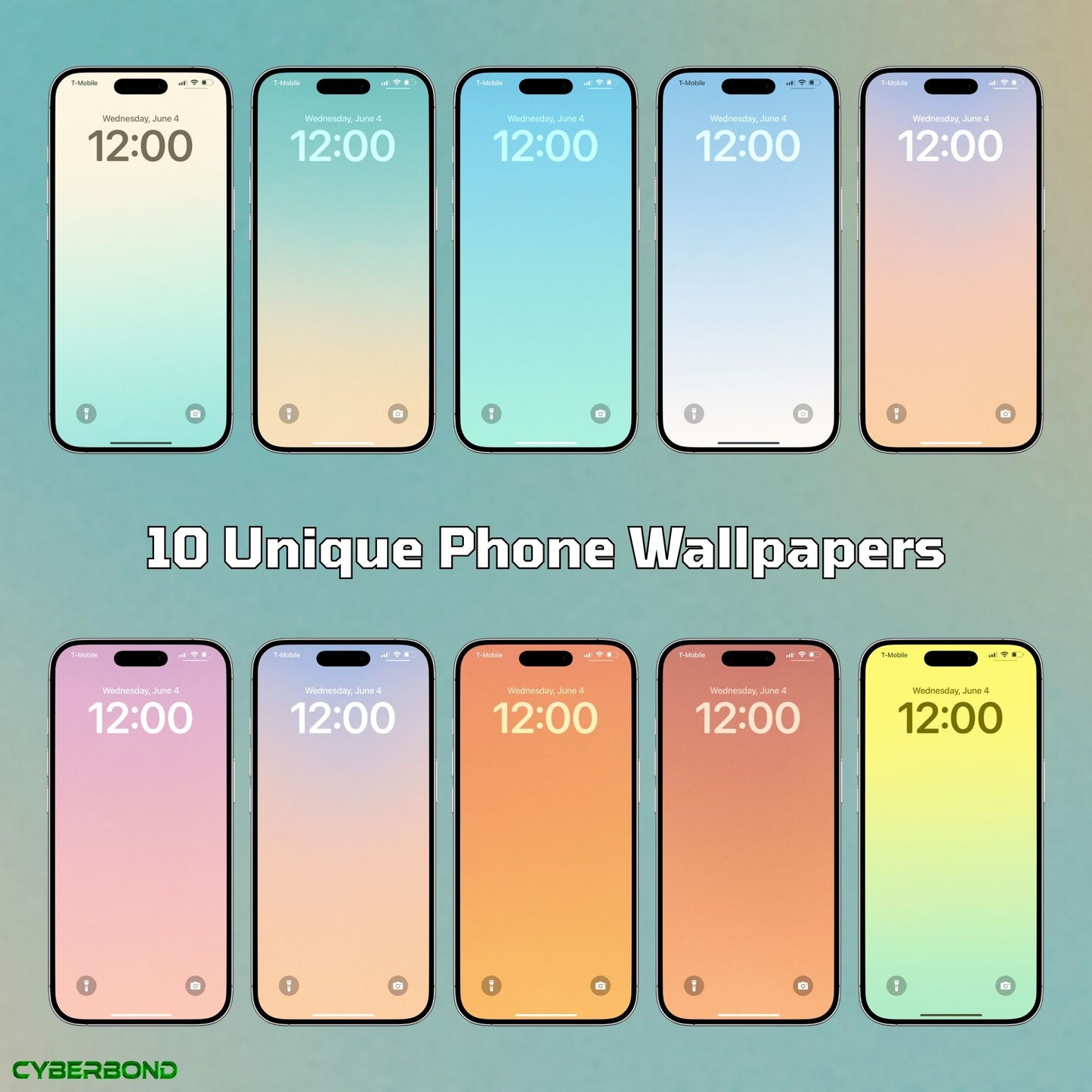 Minimal Summer Gradients | iPhone Wallpaper Pack