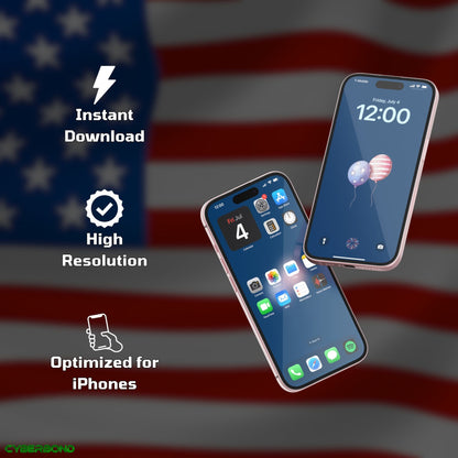 Classic USA Icons | 4th of July iPhone Wallpaper Pack