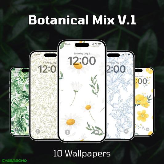 Botanical Mix V.1 | iPhone Wallpaper Pack