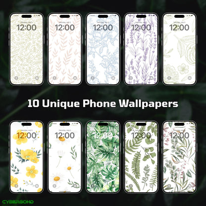 Botanical Mix V.1 | iPhone Wallpaper Pack
