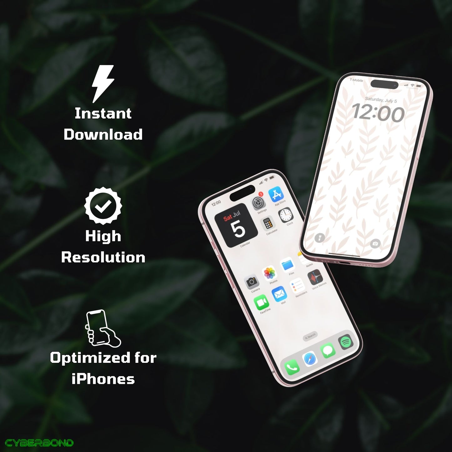 Botanical Mix V.1 | iPhone Wallpaper Pack
