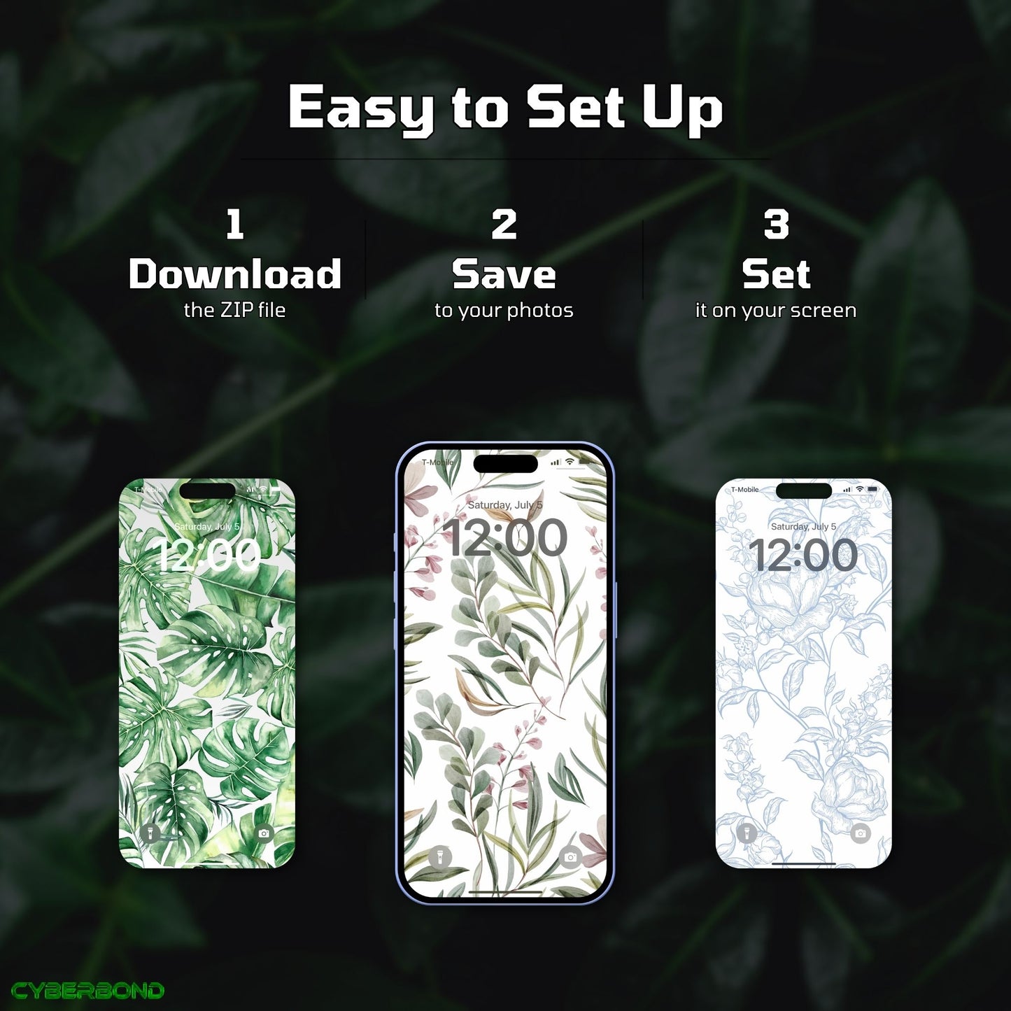 Botanical Mix V.1 | iPhone Wallpaper Pack