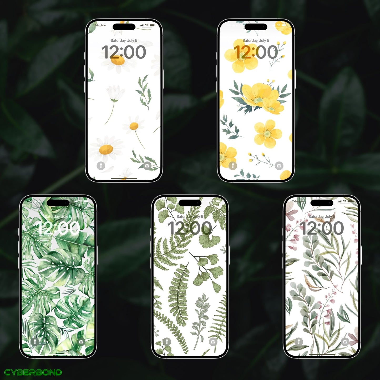 Botanical Mix V.1 | iPhone Wallpaper Pack