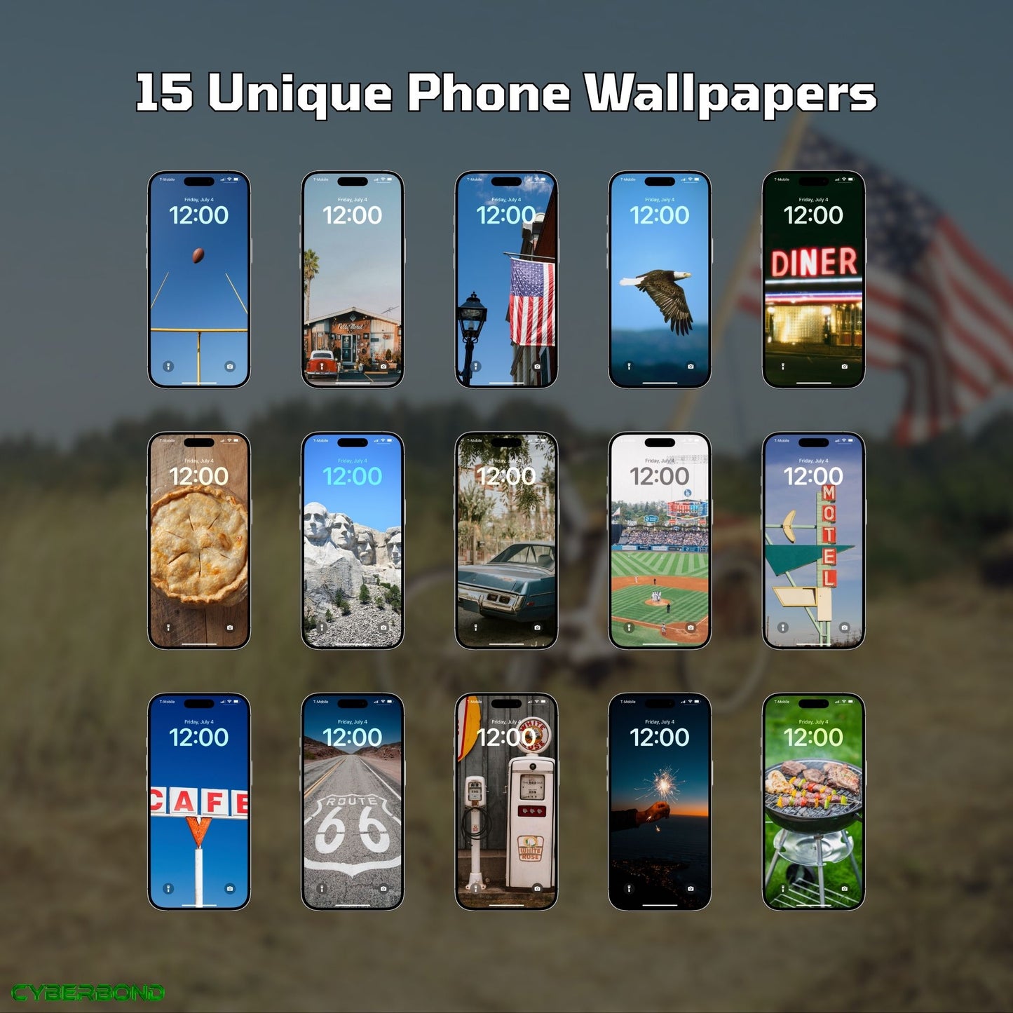 Classic Americana | iPhone Wallpaper Pack