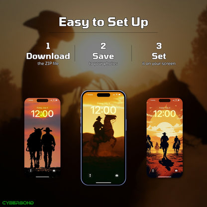 Cowboy Cool | iPhone Wallpaper Pack
