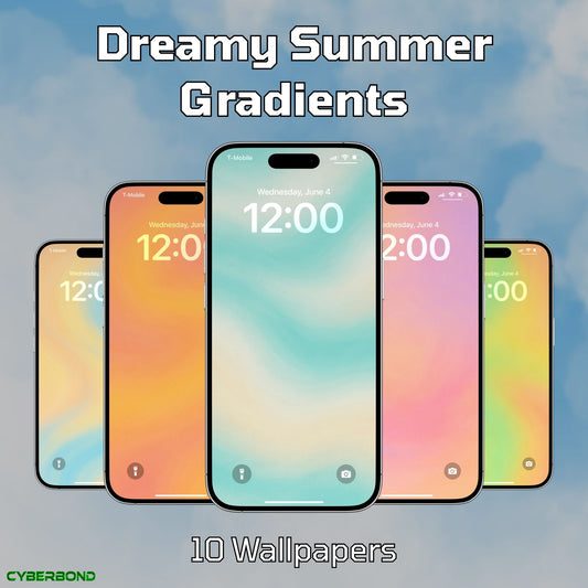 Dreamy Summer Gradients | iPhone Wallpaper Pack