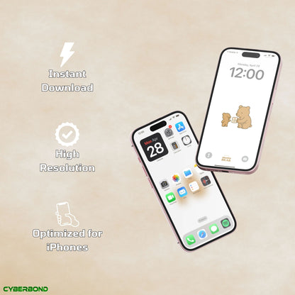 Mama Bear | Mother's Day iPhone Wallpaper Pack