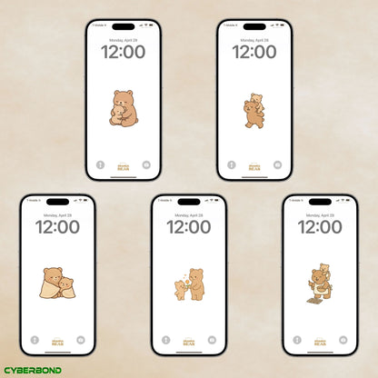 Mama Bear | Mother's Day iPhone Wallpaper Pack