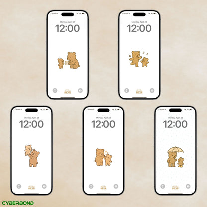 Mama Bear | Mother's Day iPhone Wallpaper Pack