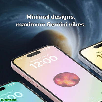 Mercury & Air | Gemini Zodiac iPhone Wallpaper Pack