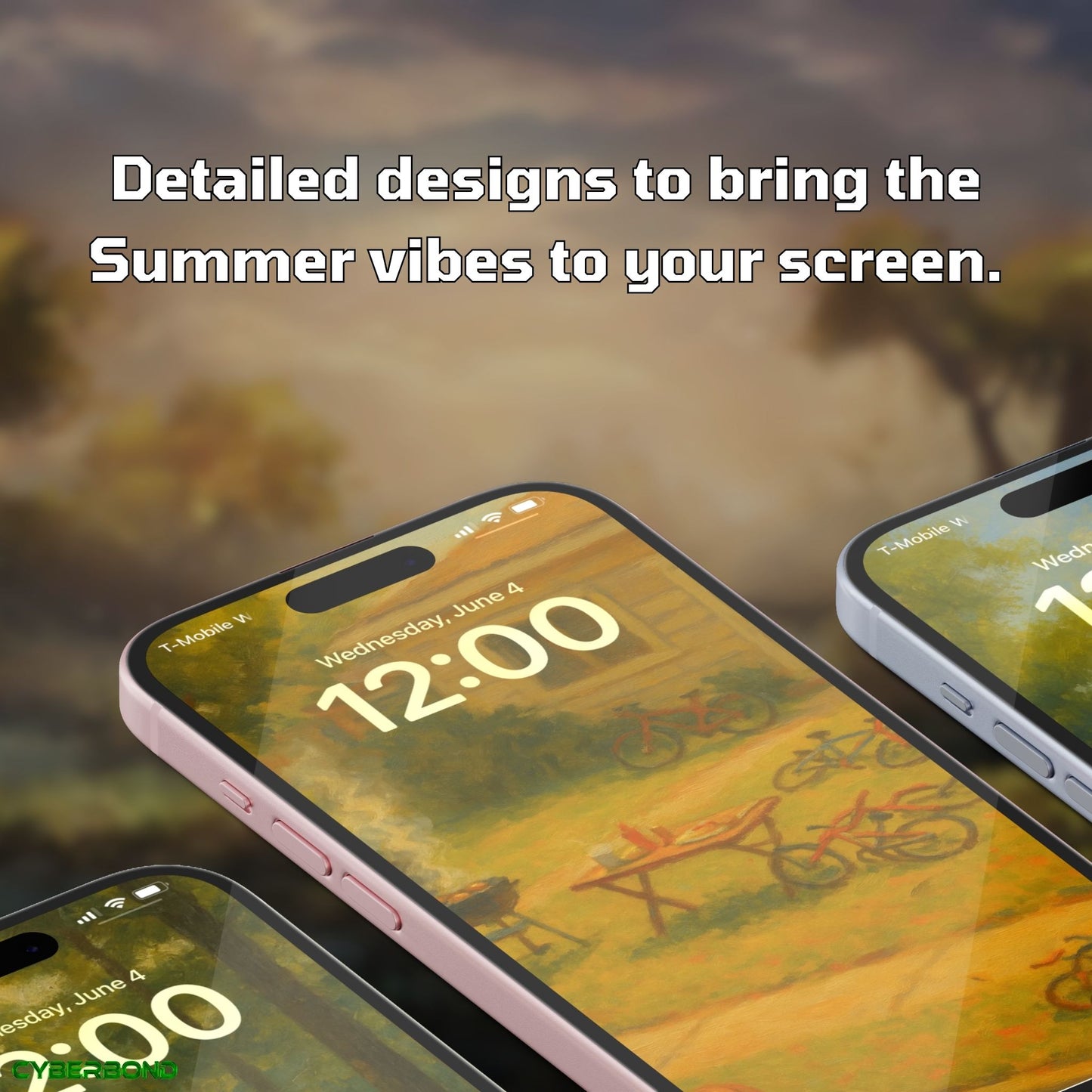 Summer BBQ Oil Paintings | iPhone Wallpaper Pack